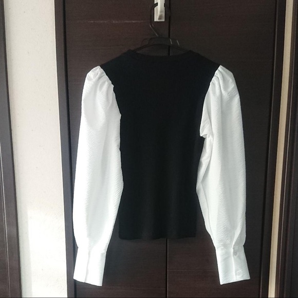 CONTRASTING TOP TRF - Picture 10 of 10